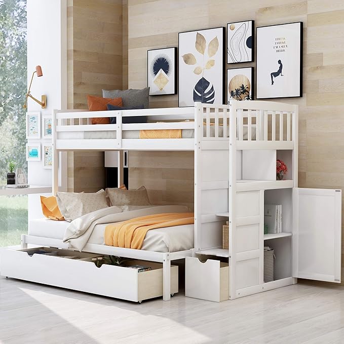 Experience superior quality with the bunk bed stairs with drawers, crafted for durability and style.