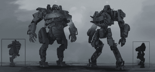 Pacific Rim Uprising concept art – mechanical design study for the film's visual identity