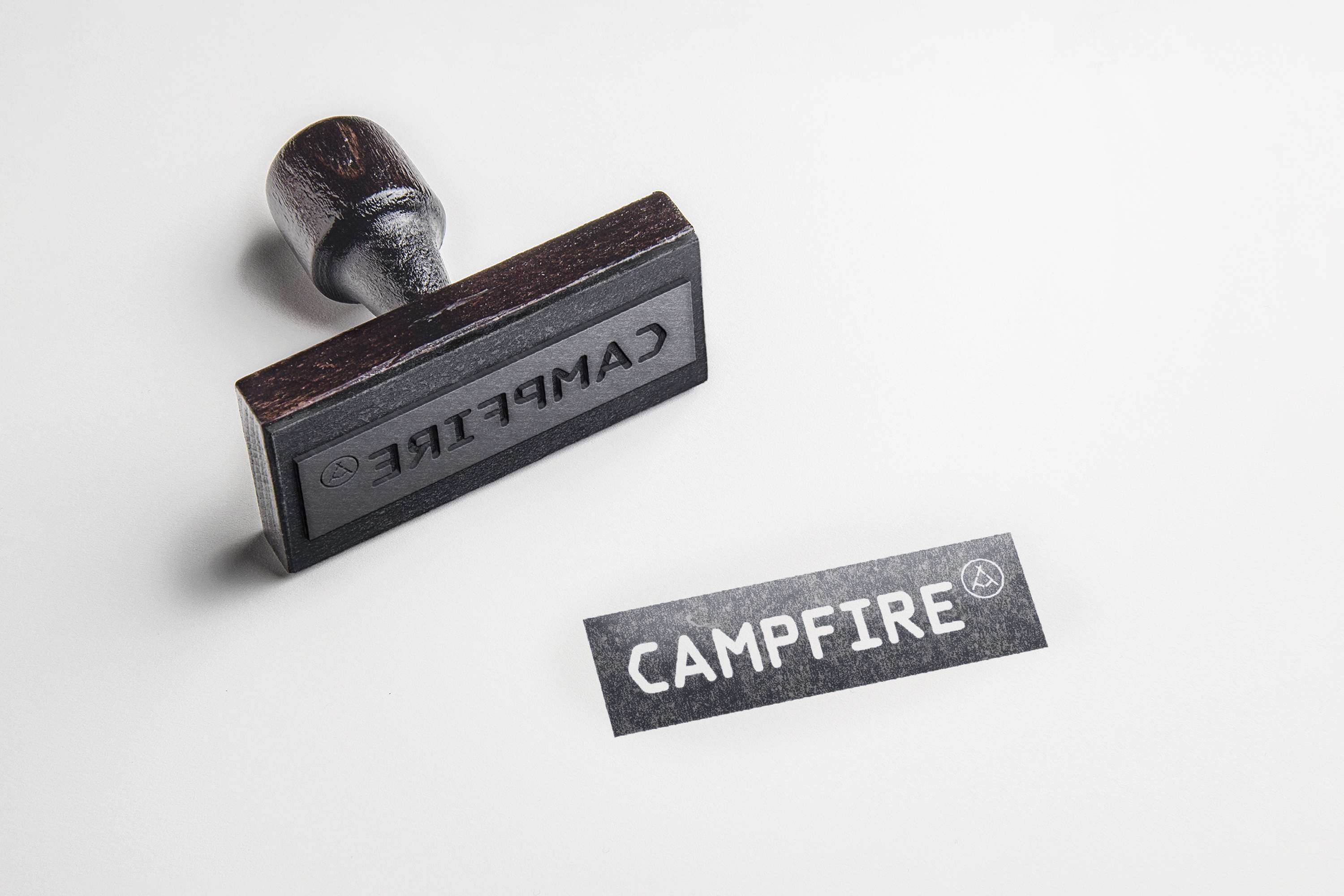 Campfire stamp