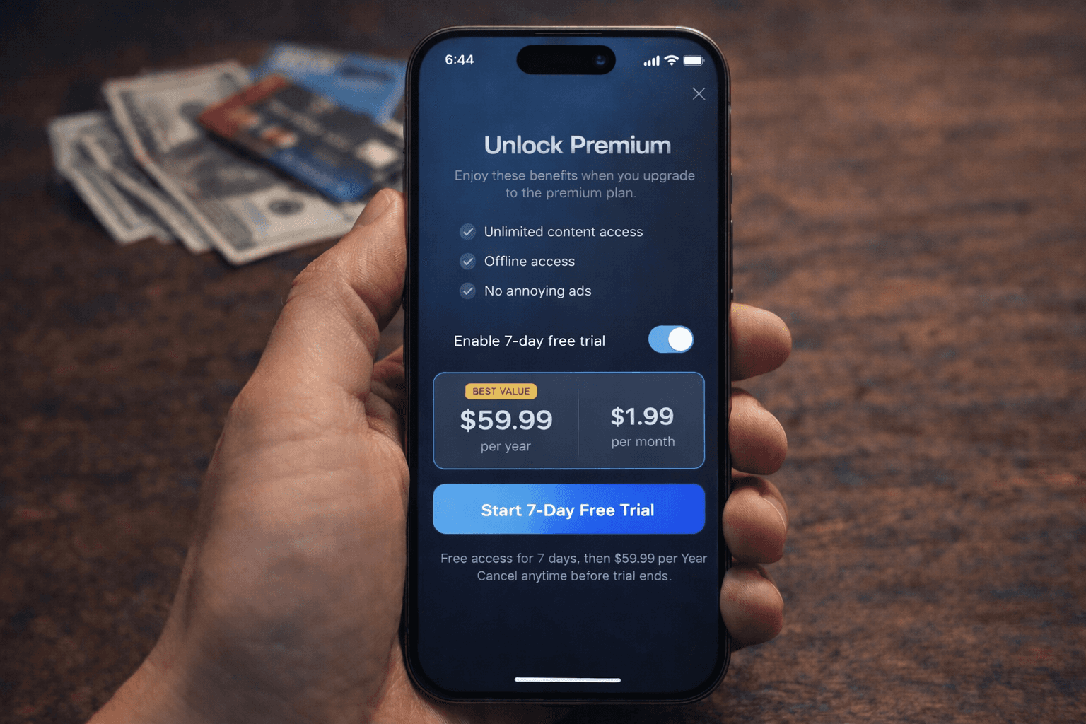 Cancel Free trials before getting charged