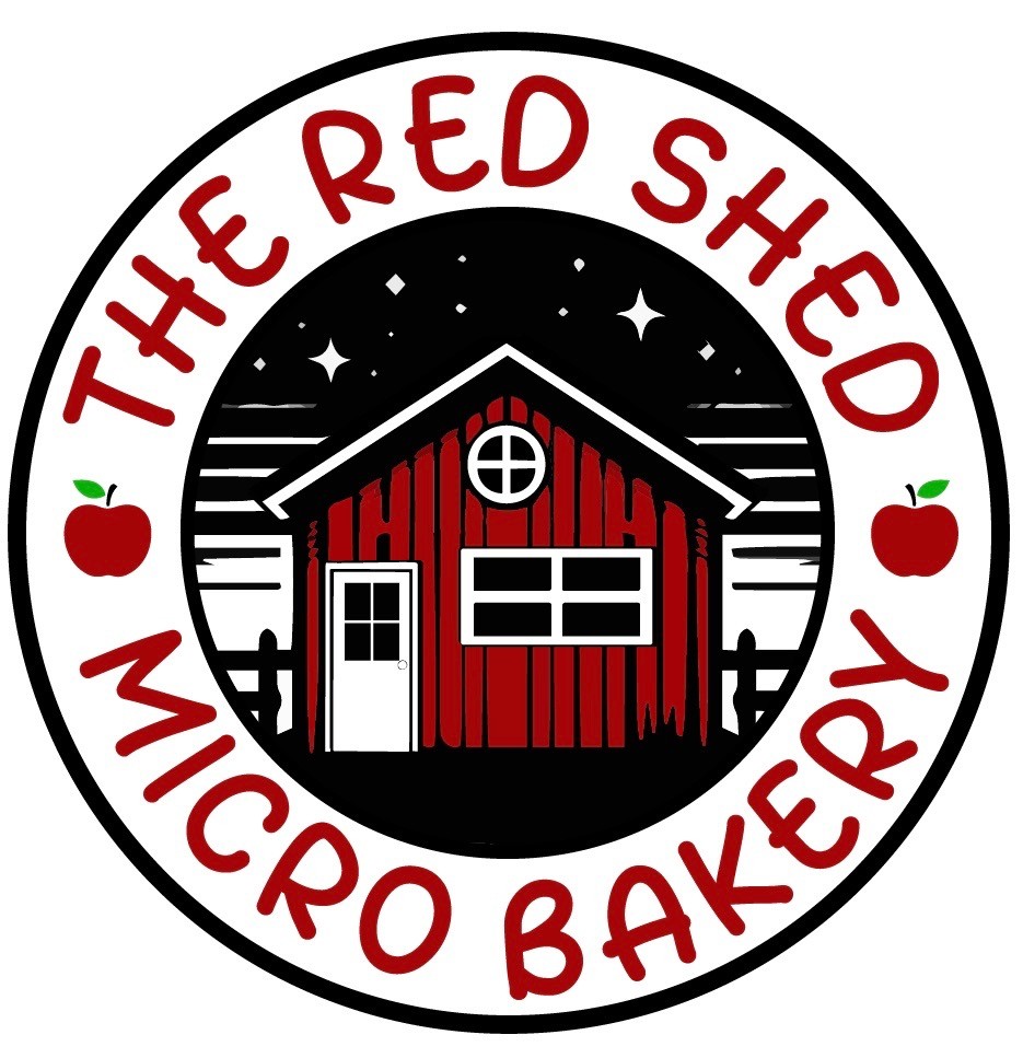 The Red Shed Microbakery Logo.