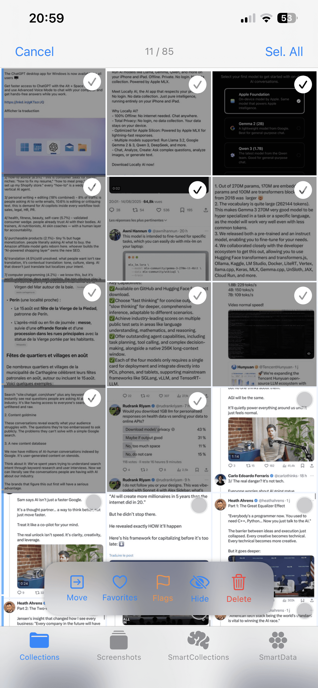 Screenshot de l'application