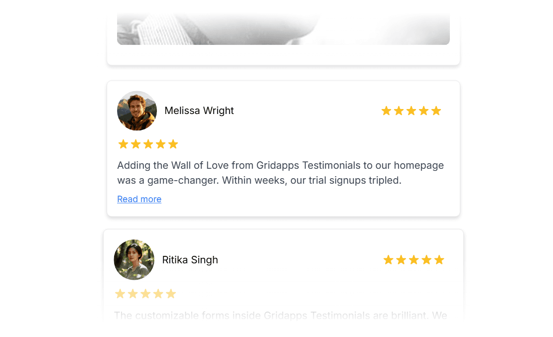 Postmark Marquee | Gridapps Testionials 