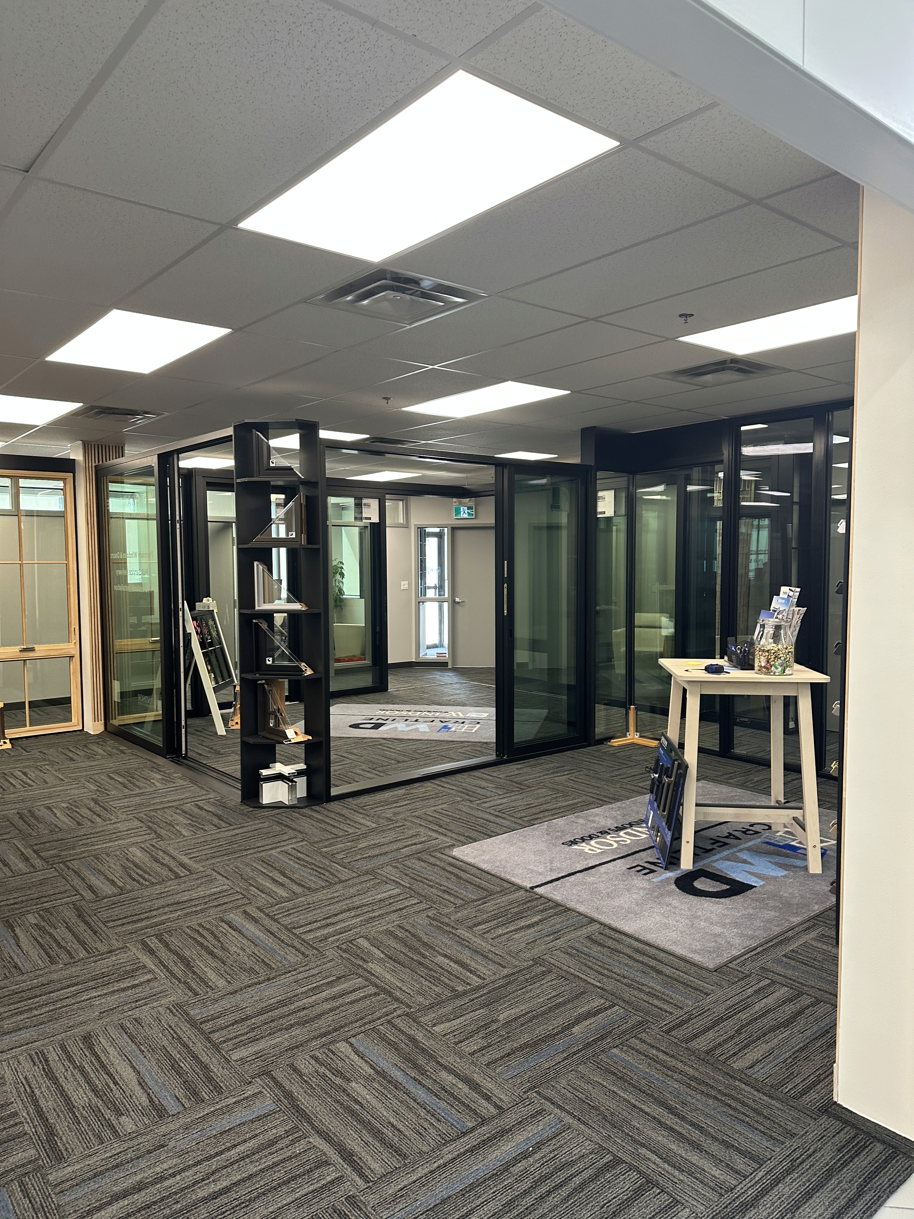 Window and door showroom consultation space