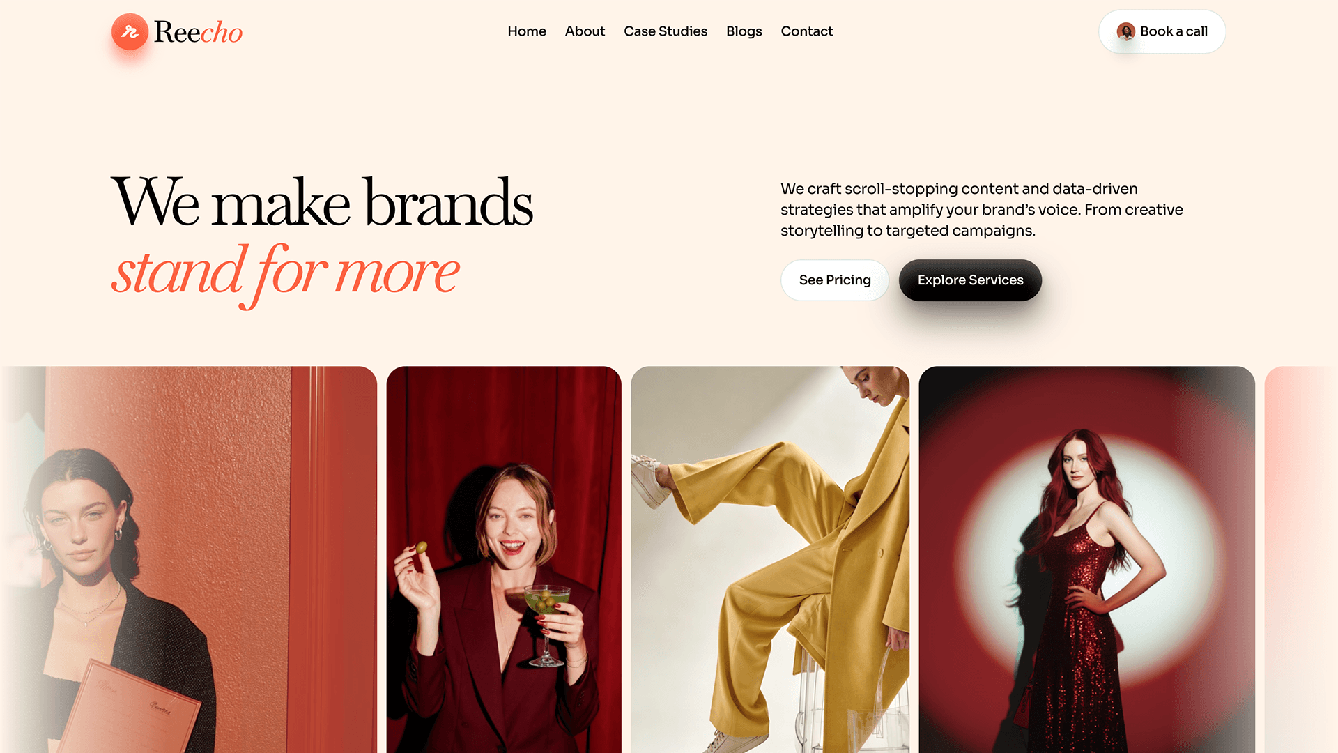 Reecho Framer template