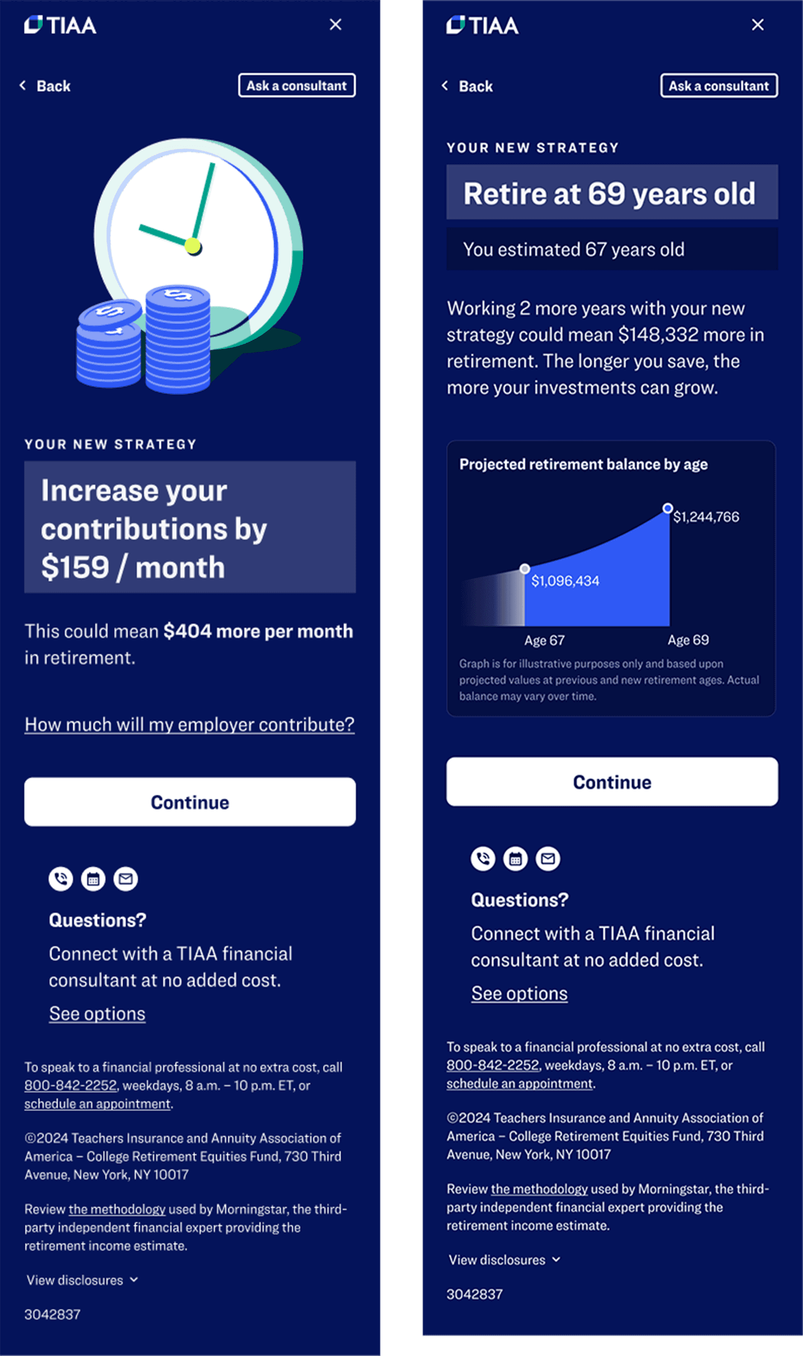 The adaptive onboarding flow, the slower on-ramp for first-time investors next to the direct strategy conversation for experienced ones