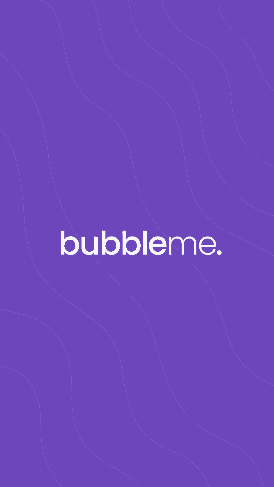 Bubble Me brand mark and visual identity by House of Polo