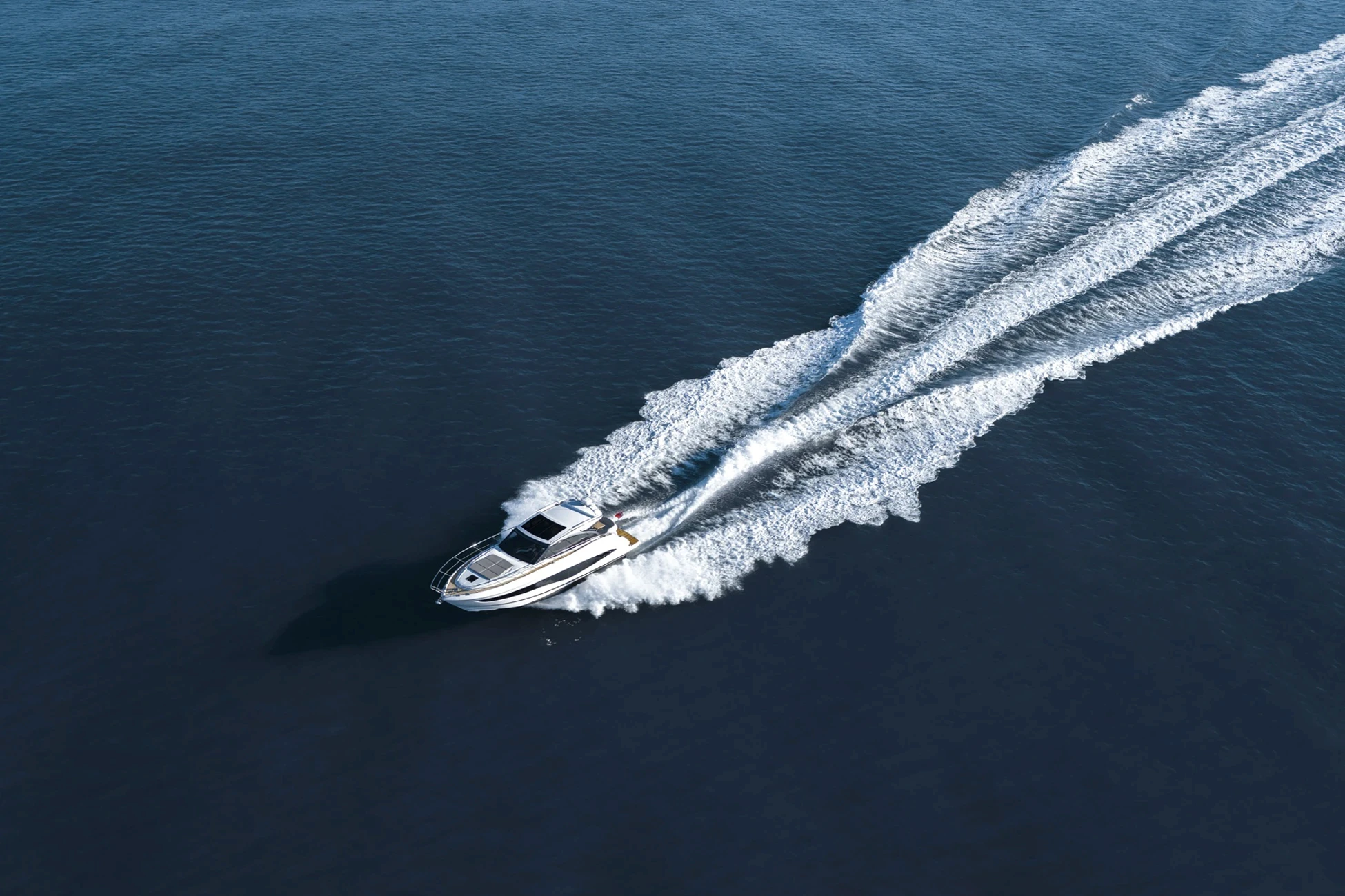 Princess V50 aerial view