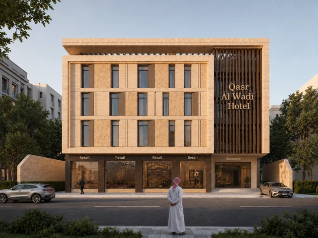 تصميم محطة وقود بحي ديراب بالرياض بإطلالة على ثلاثة شوارع — من أعمال أركان العز