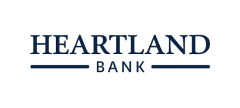 Logo of Heartland bank.