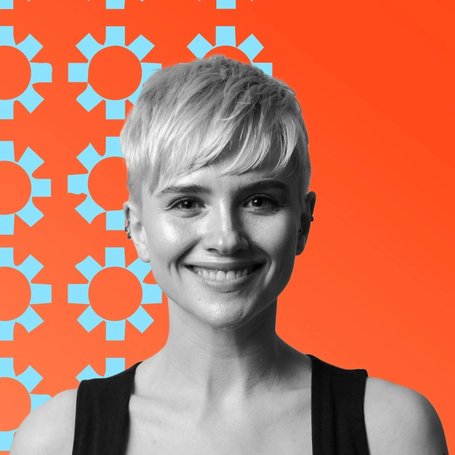 Portrait  of a young man with glasses