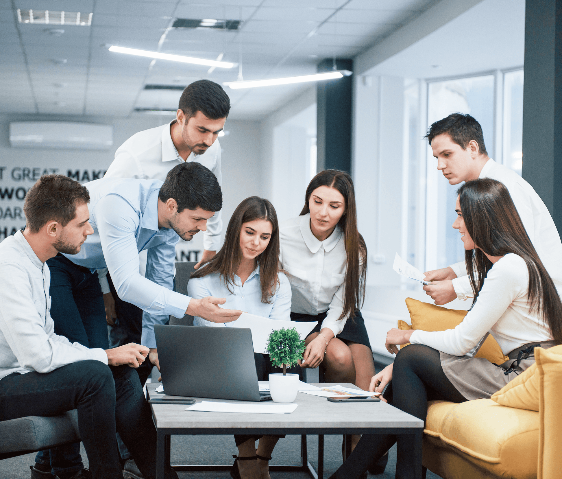 Team Image On A meting Room