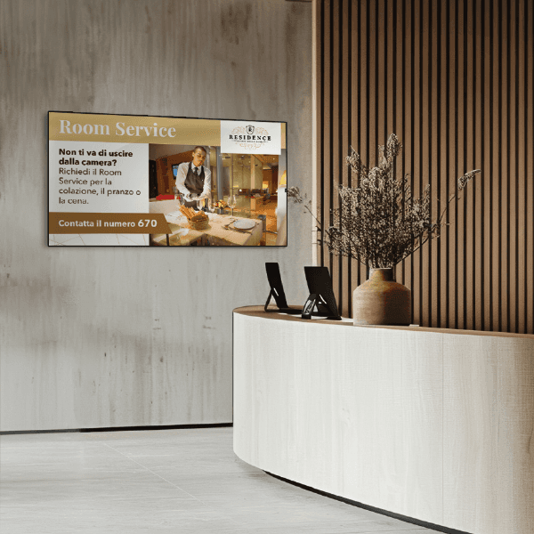 Digital signage per hotel