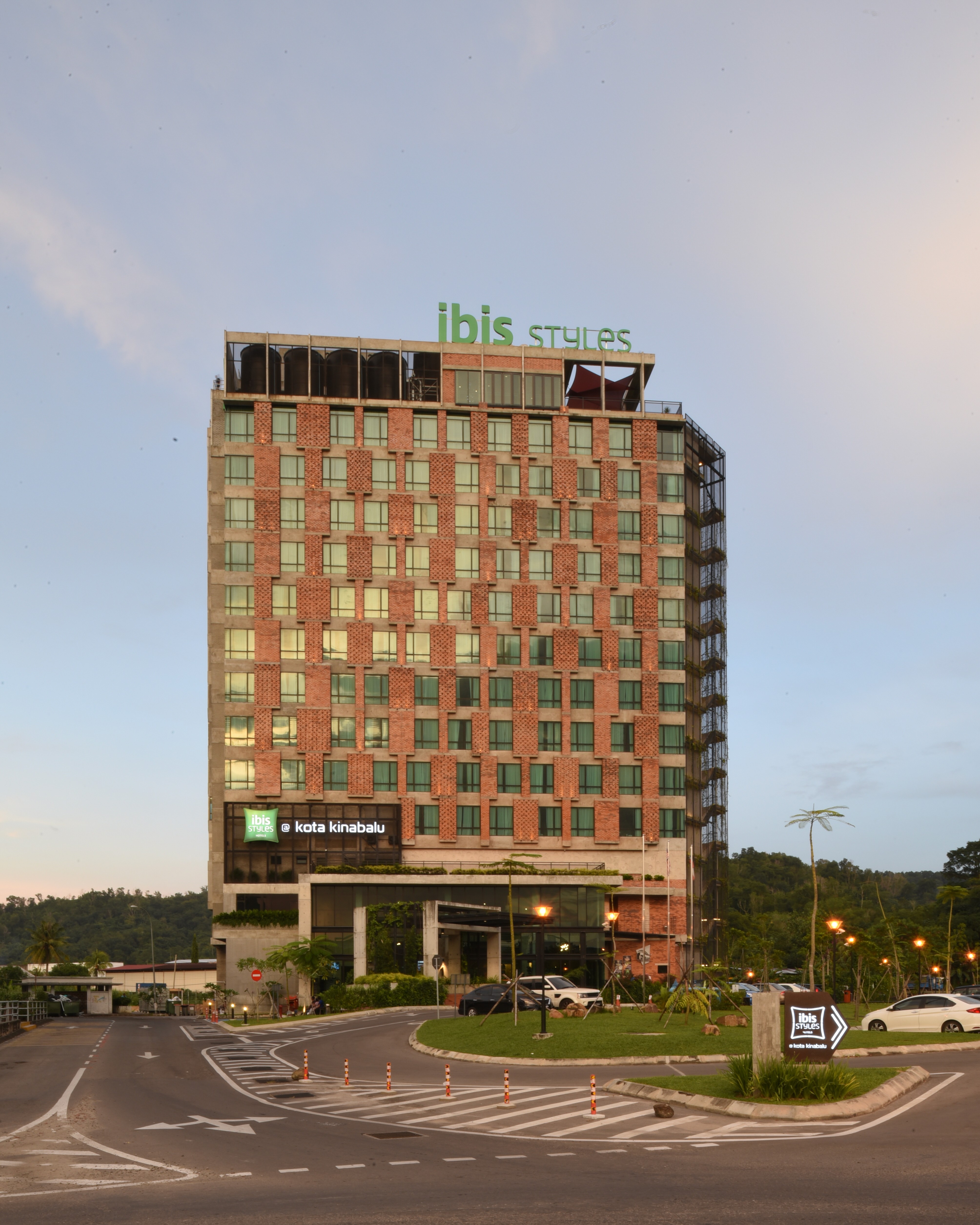 Exterior view of Ibis Style Hotel project by Asima Architects