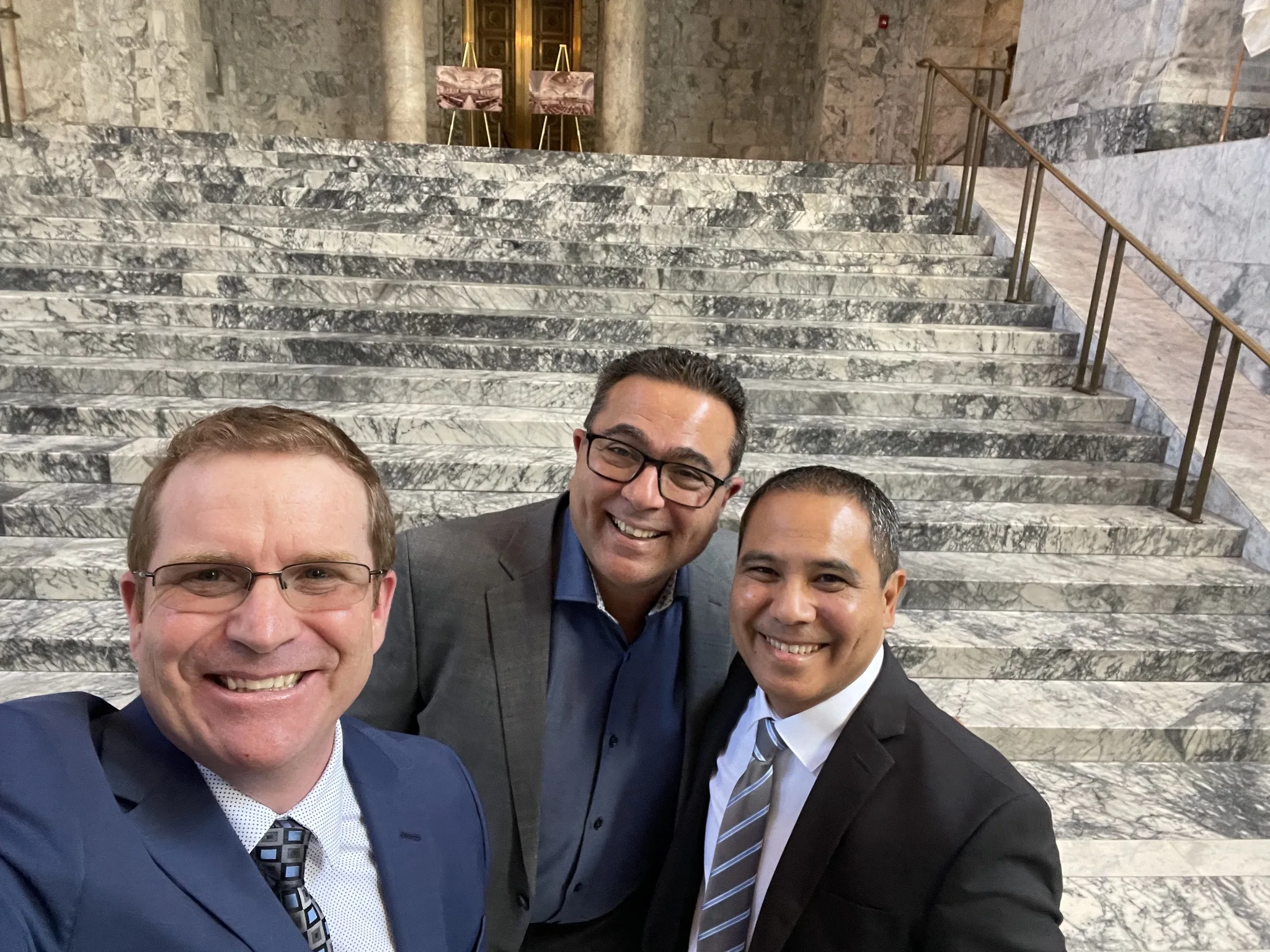 Three members of the Govestream.ai Team