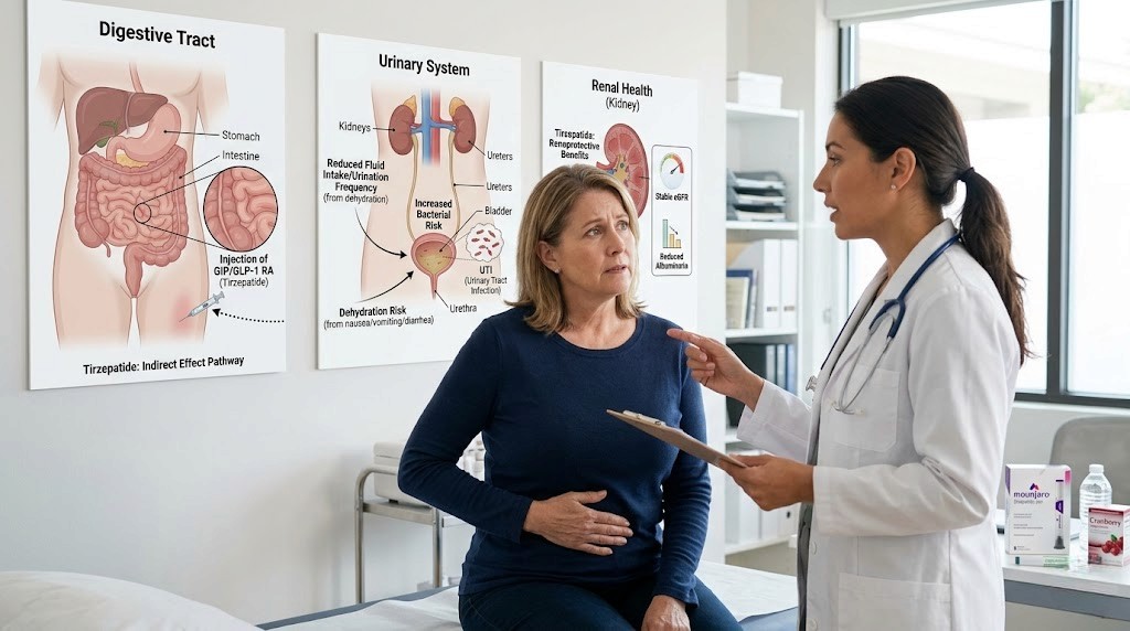 Can tirzepatide cause UTI