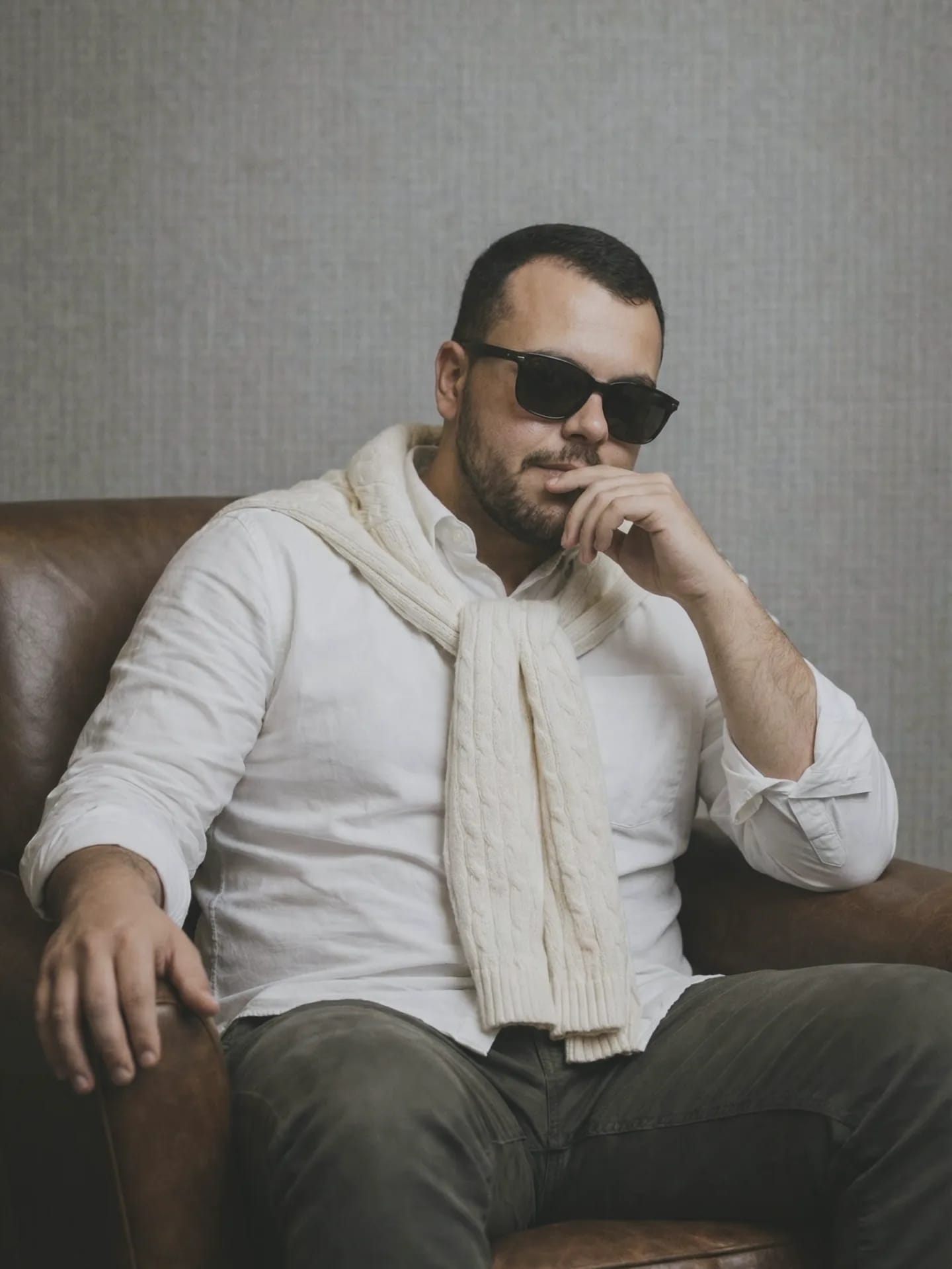 Portrait of portfolio creator – front view