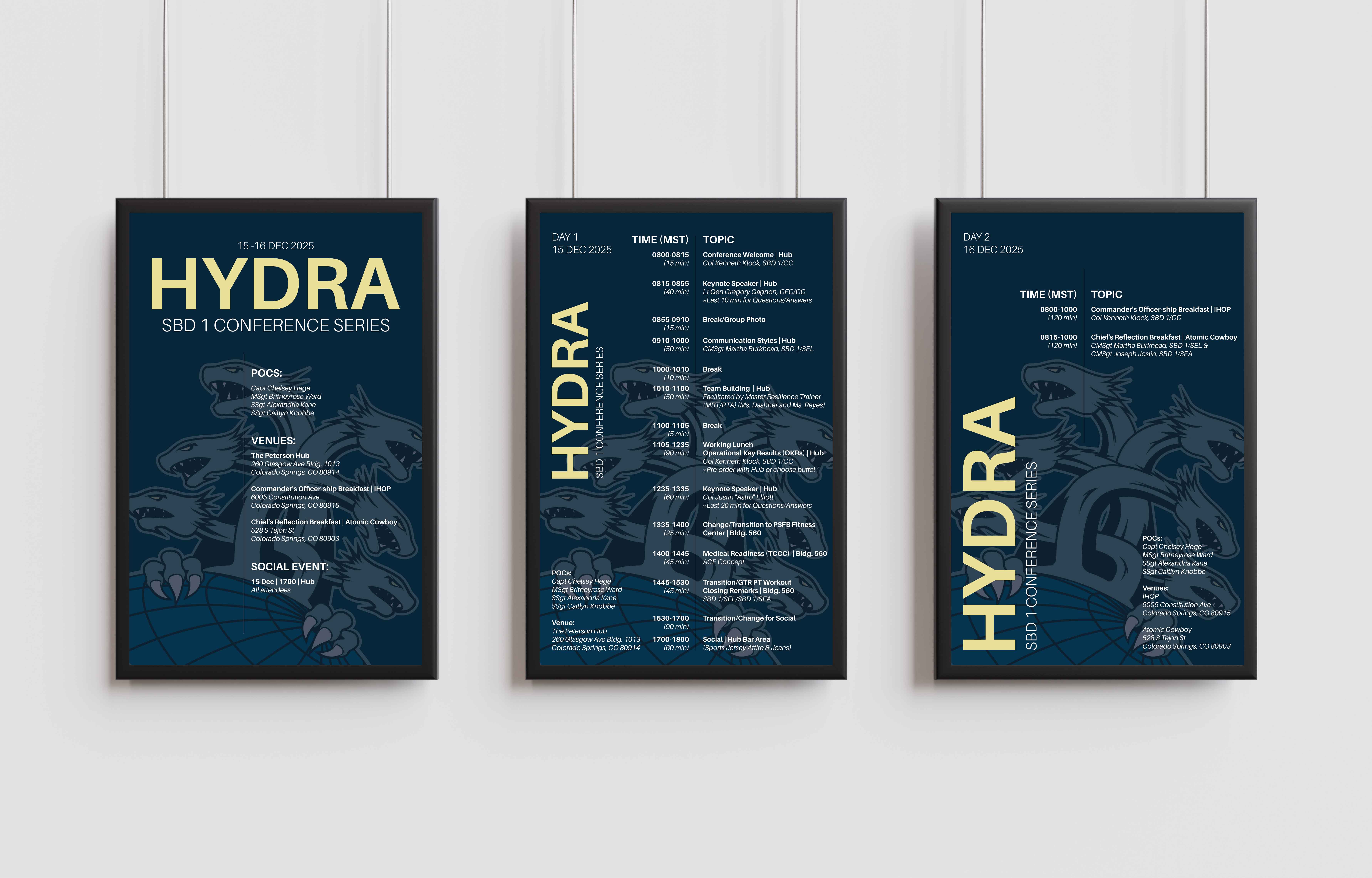 Streetside billboard with flyposters of the Batch.Works brand and illustrations