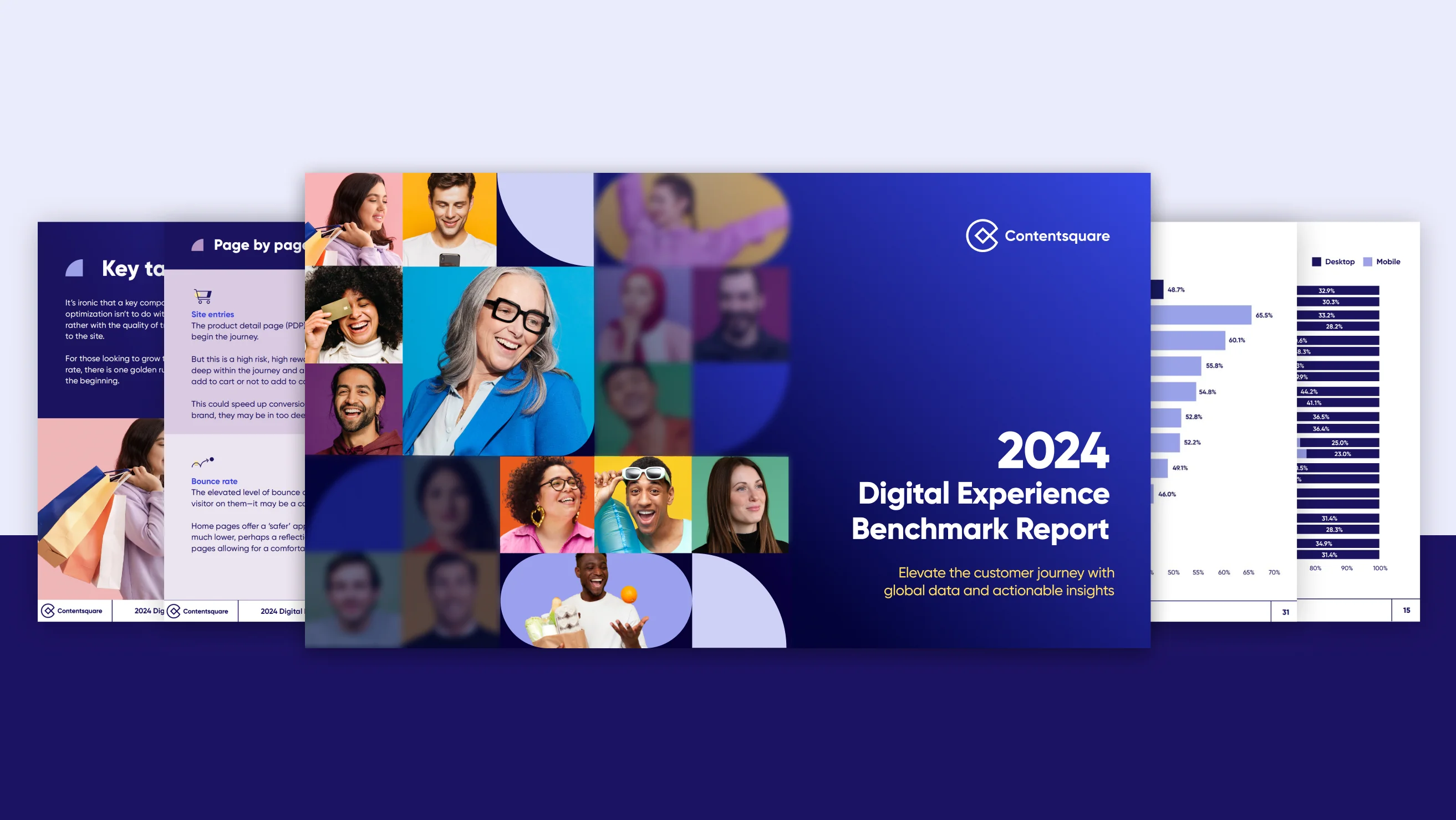 2024 Digital Experience Benchmark Report cover