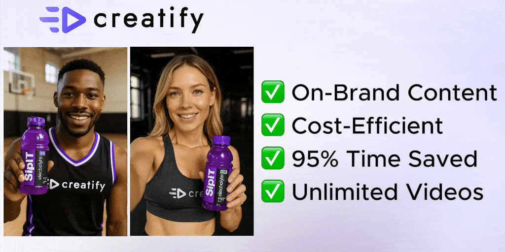 Creatify AI video ad creator platform interface