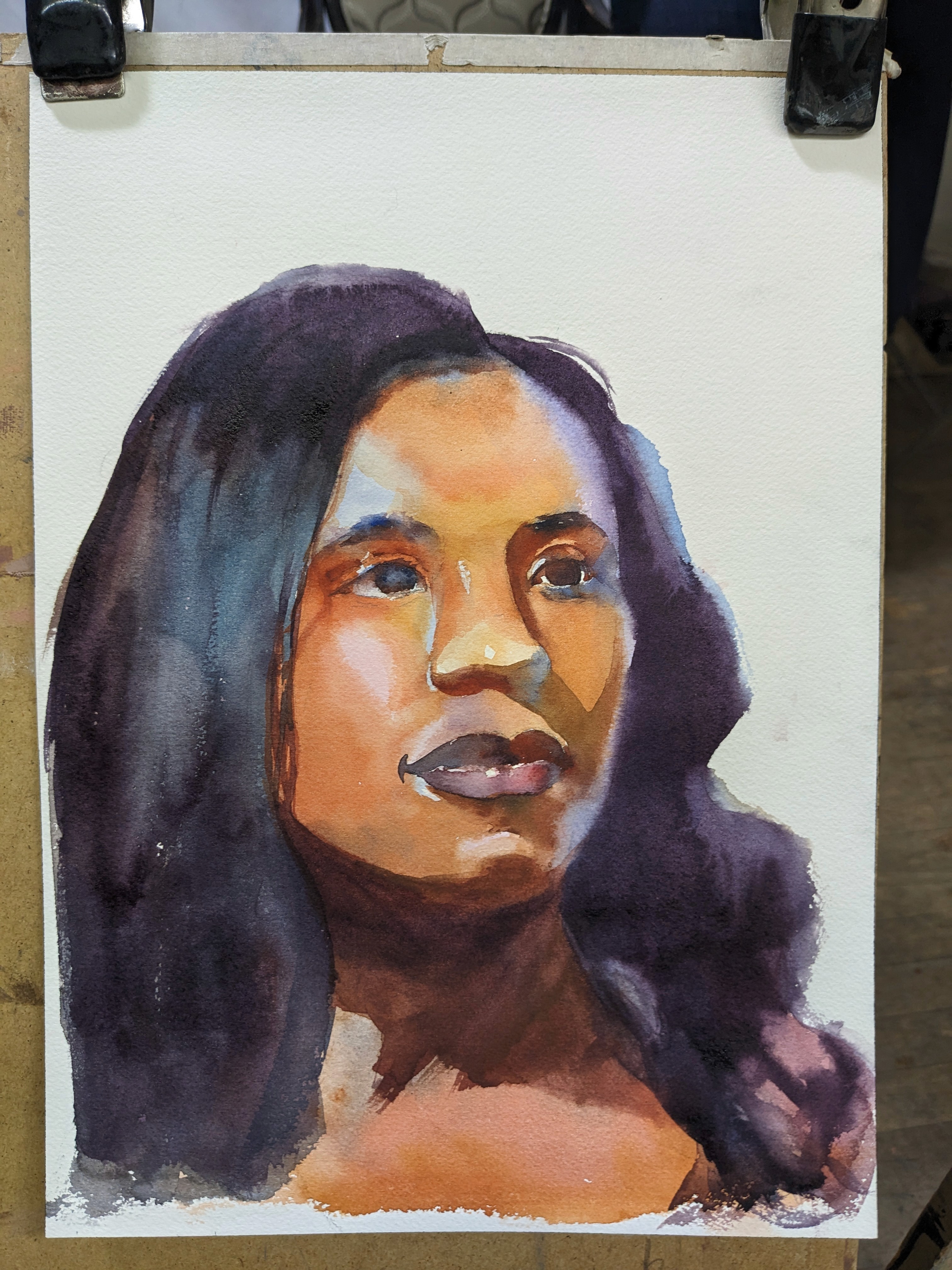 watercolor portrait