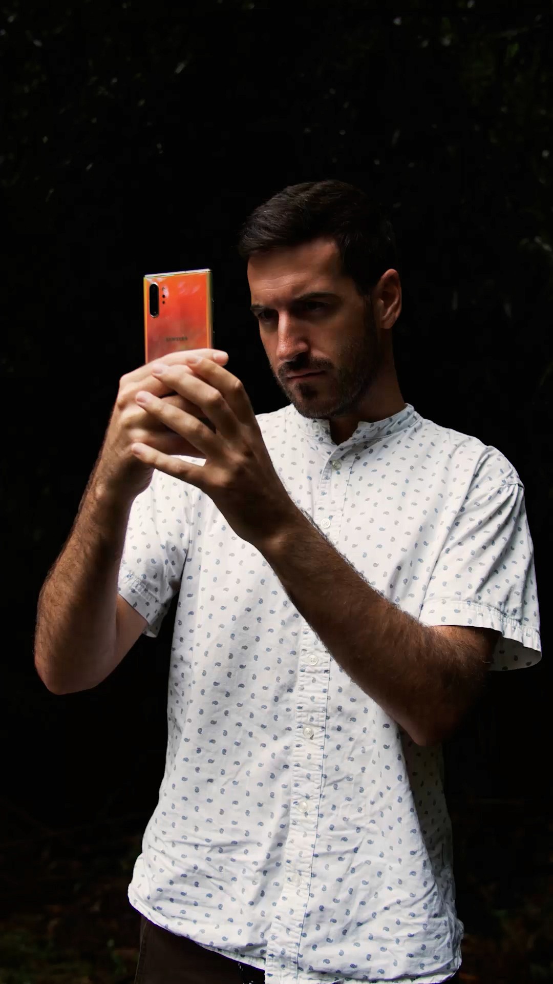 Close shot of earings on a woman