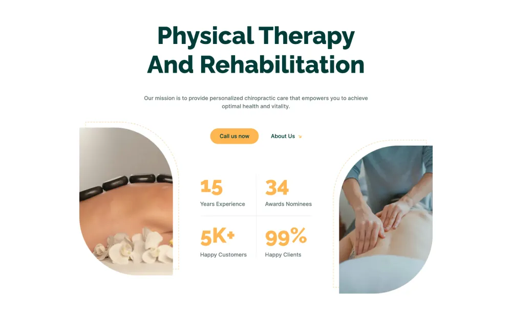 Physiotherapy Website Design