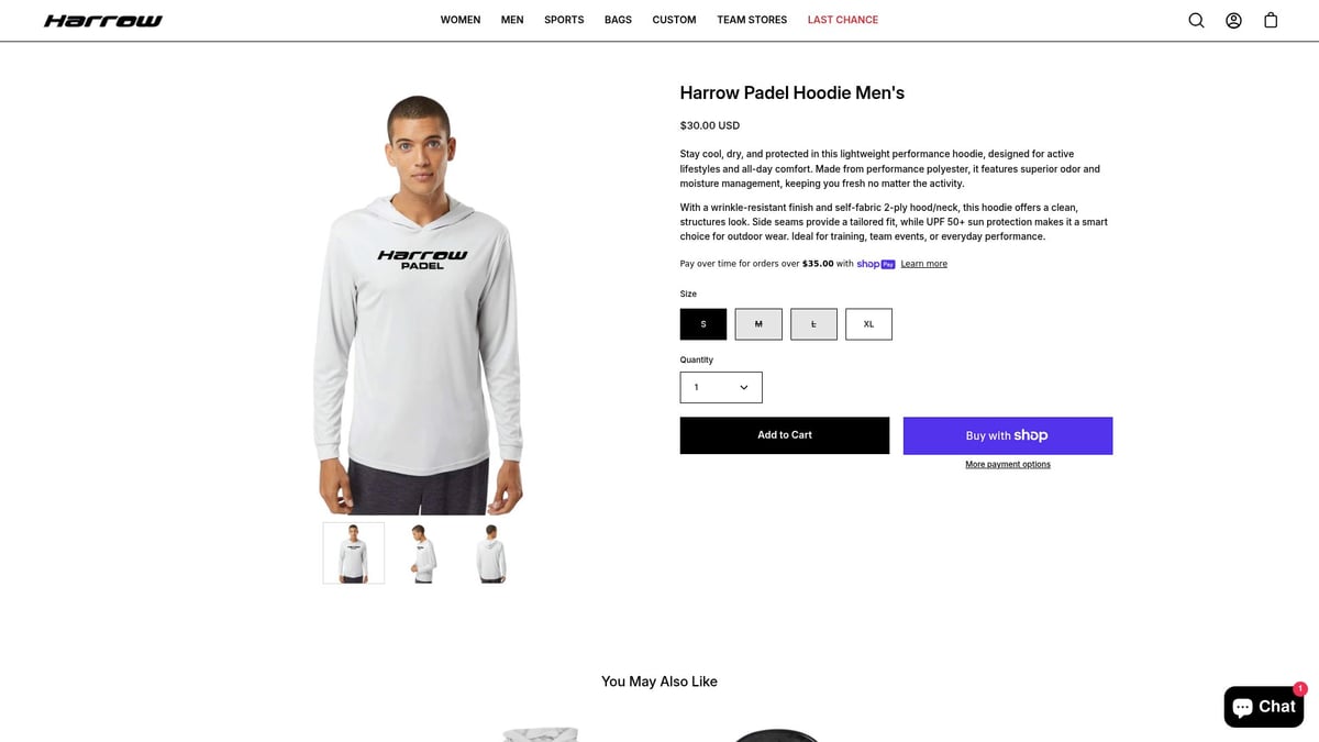 7 Must-Have Padel Hoodie Styles for 2026 - Harrow Padel Hoodie Men's – $30