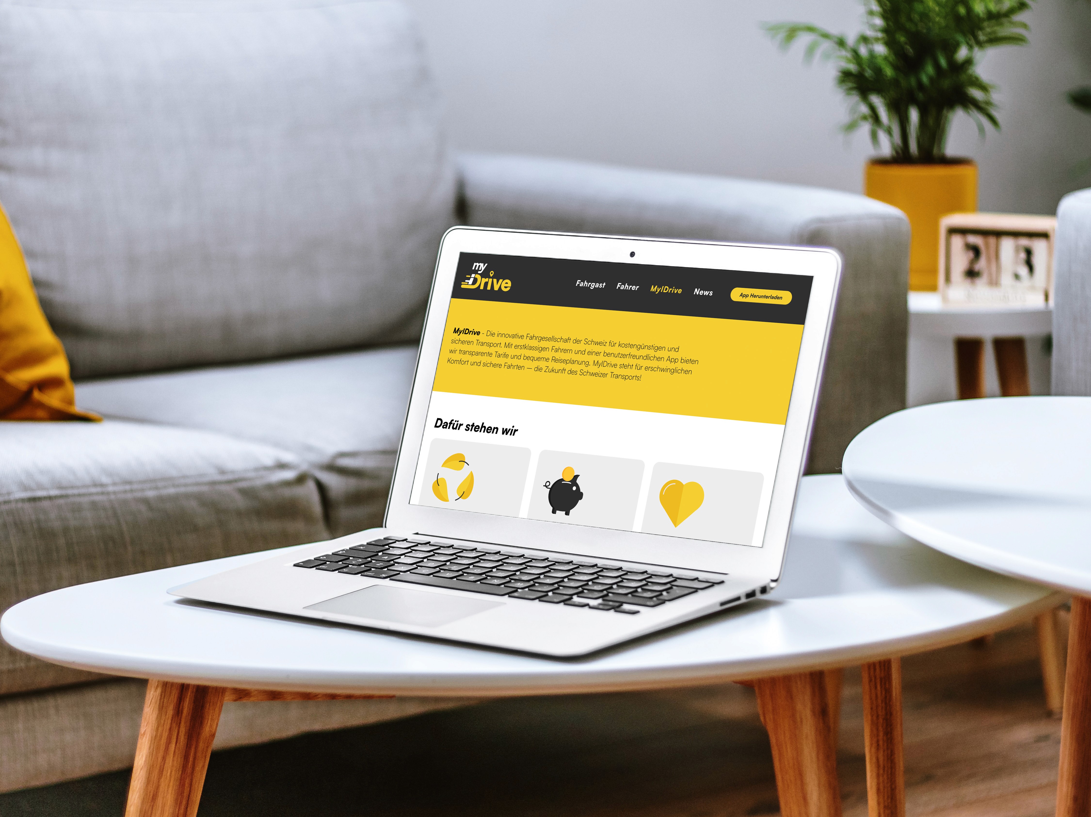 MyIDrive Webdesign Mockup