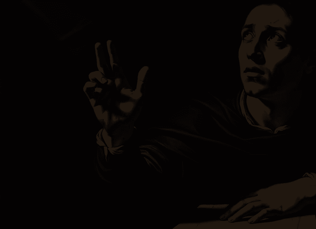 Caravaggio style image of a man thinking about AI visibility and AEO changes in PR