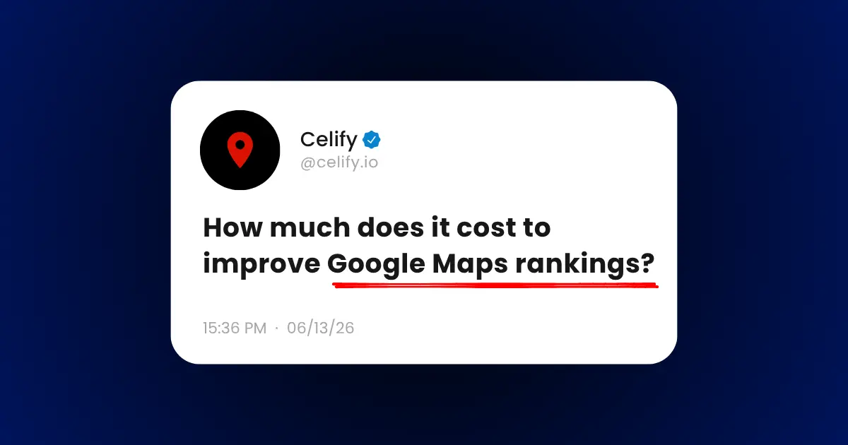 How much does it cost to improve Google Maps rankings