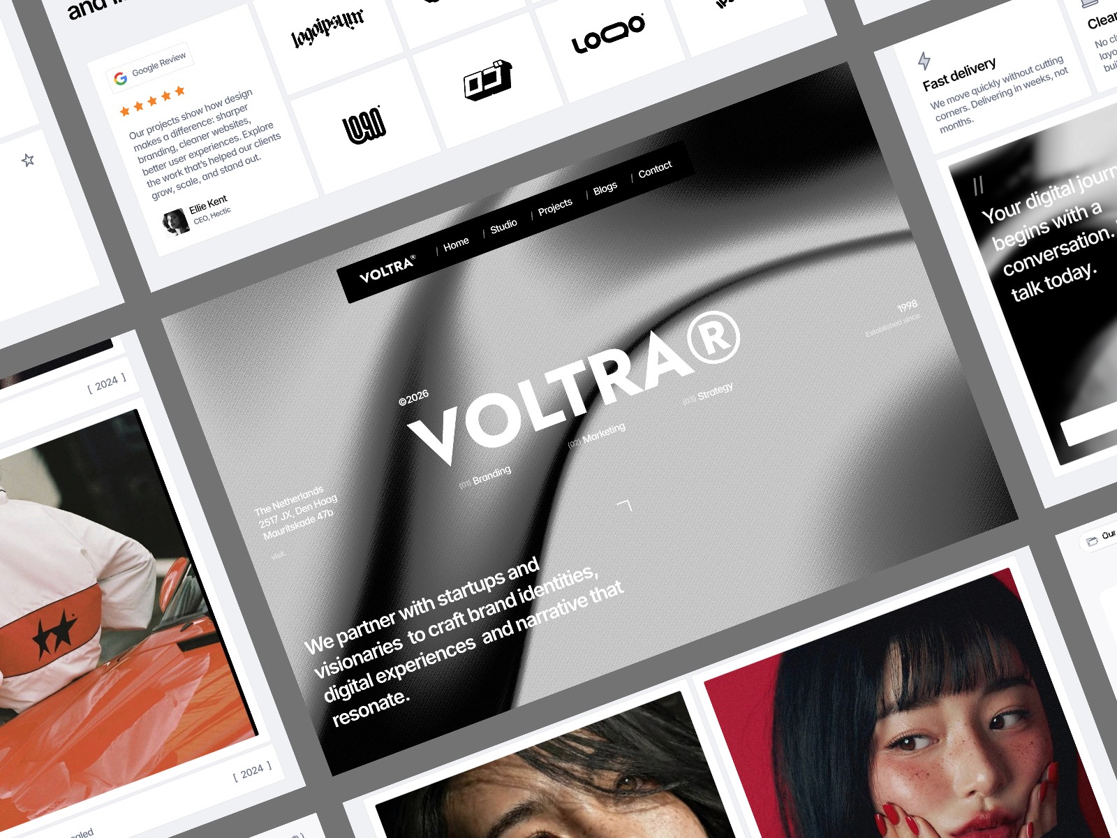 Voltra — 现代专业创意机构官网设计灵感