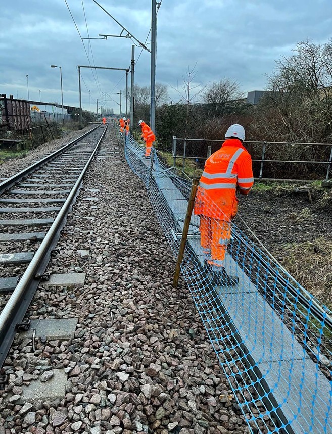 An electrical rail project completed by DPH