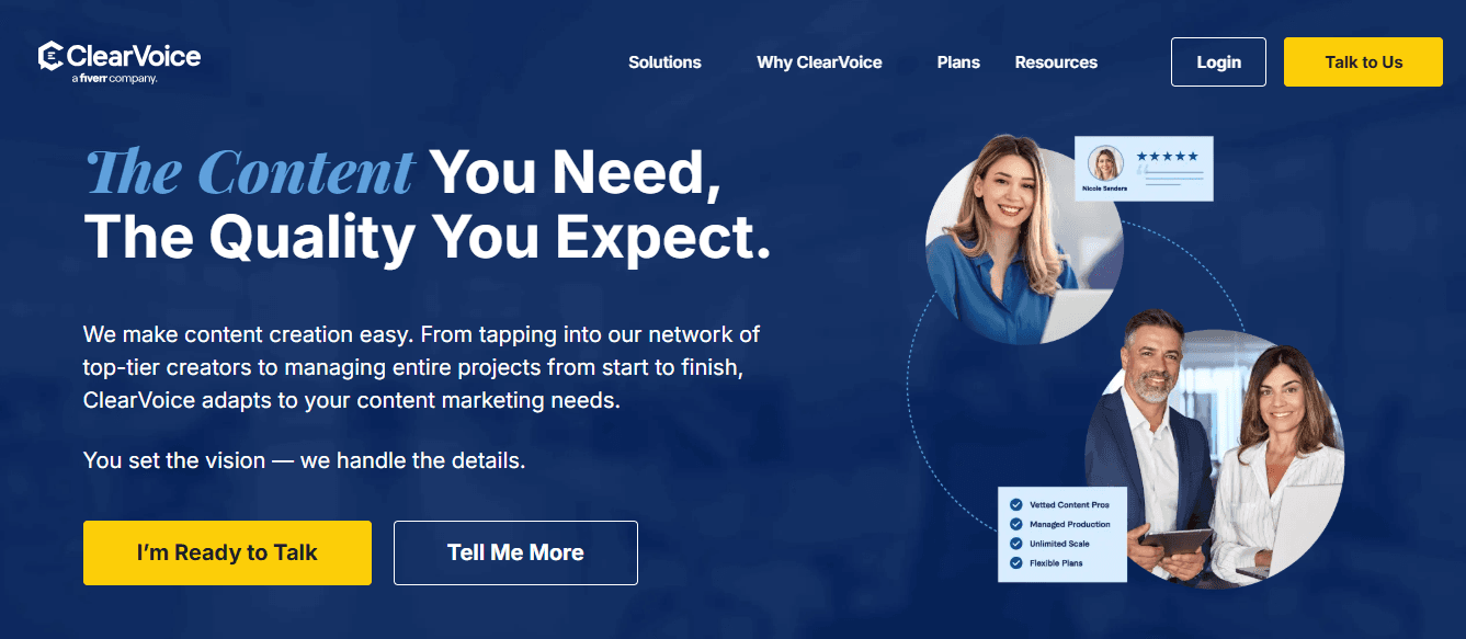 clear voice - Best Content Marketing Agencies