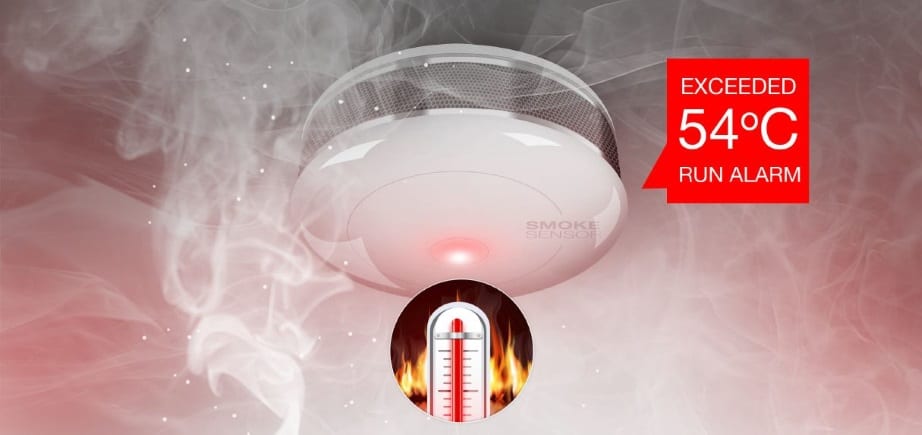 Z-Wave Fibaro Smoke Sensor - Temperature sensor