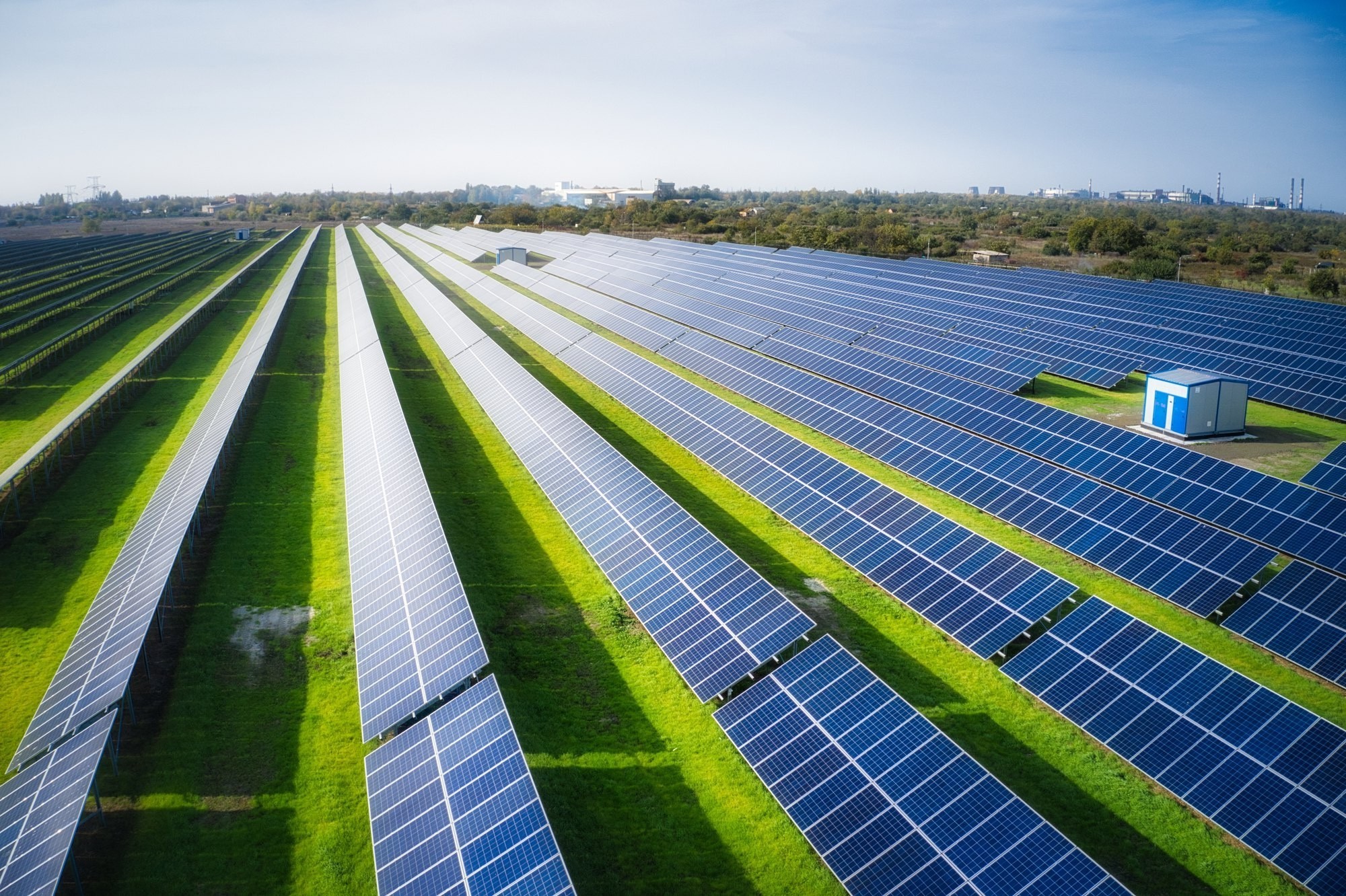 Ground Mounted Solar Power Plant. Avalani Solar.