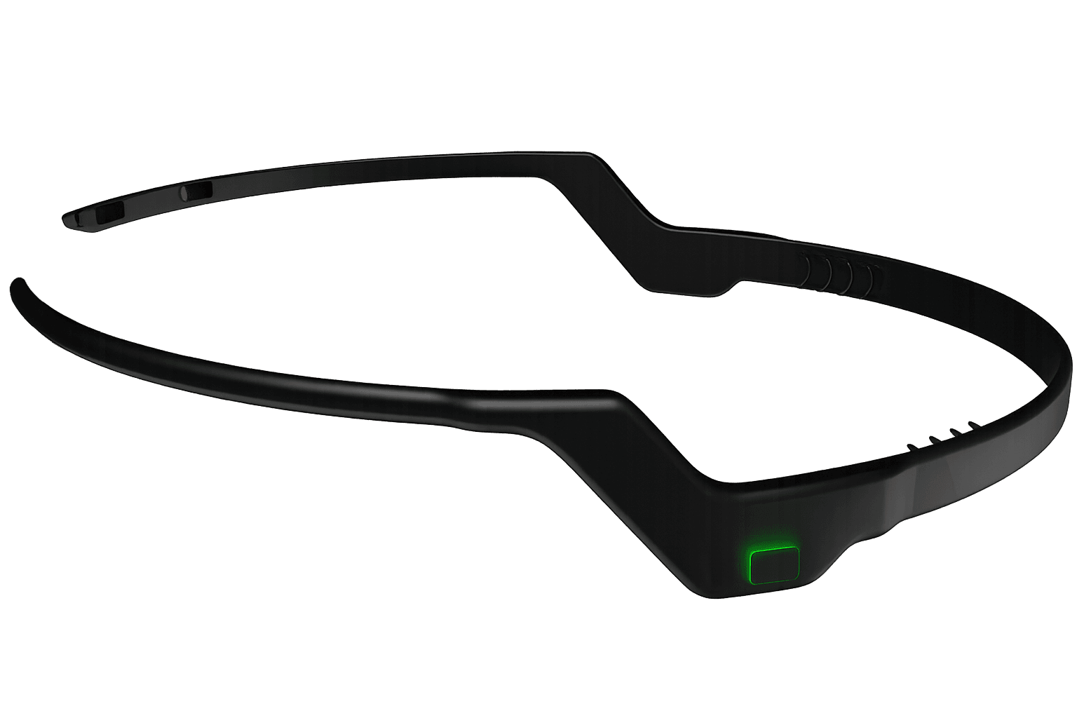 a black wireless headphone