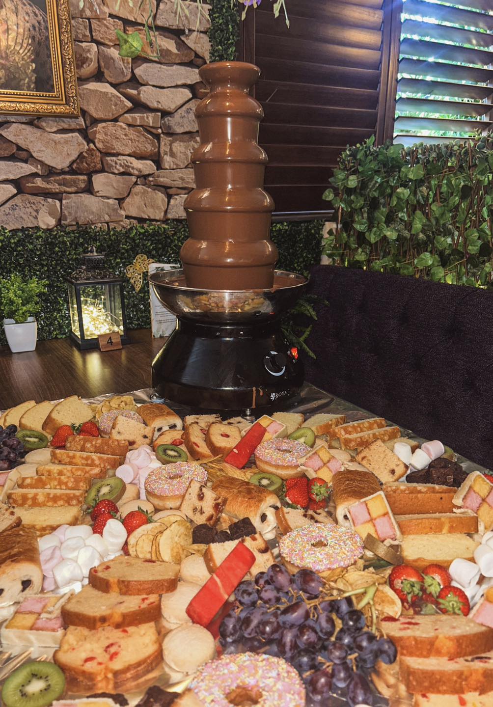 a close up of a chocolate colored liquid