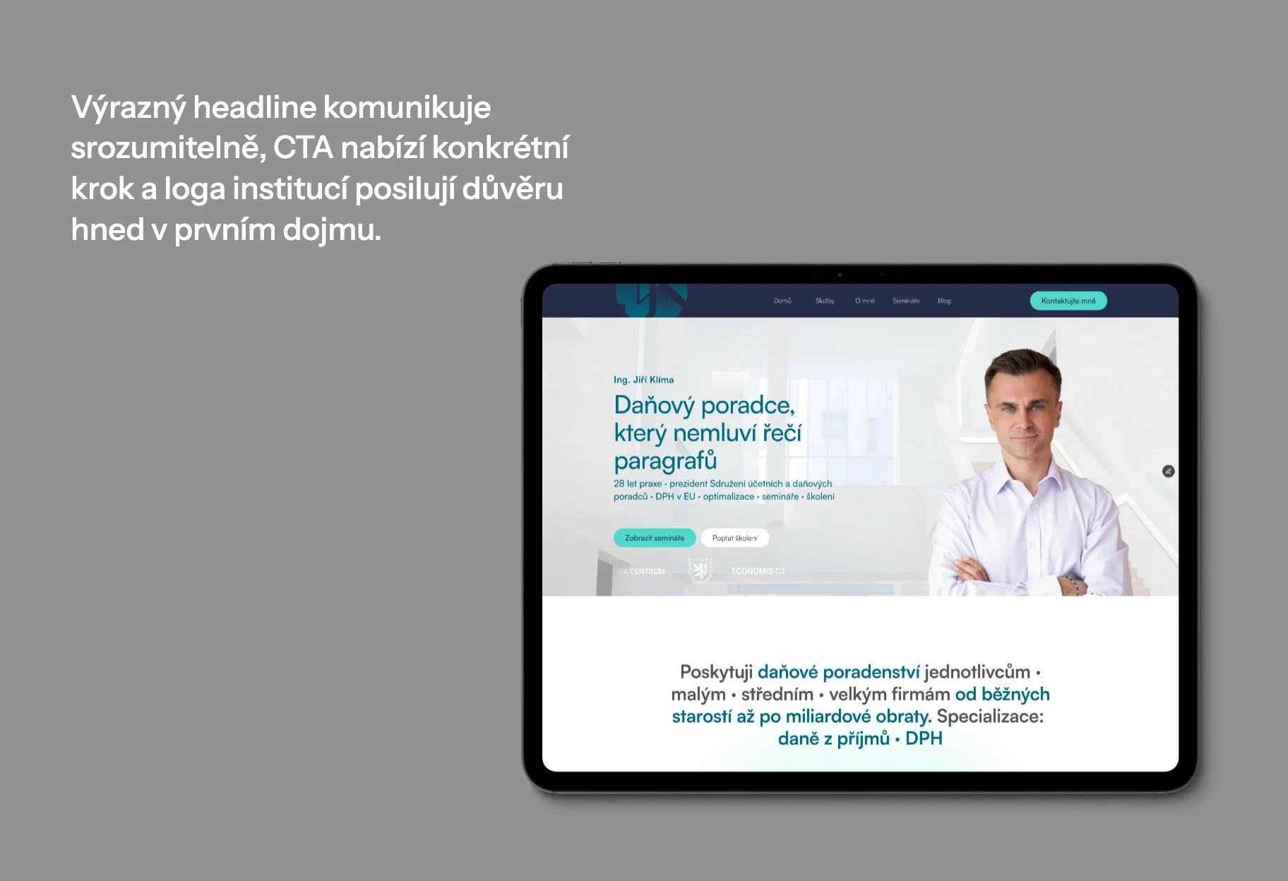 Image with the app presentation