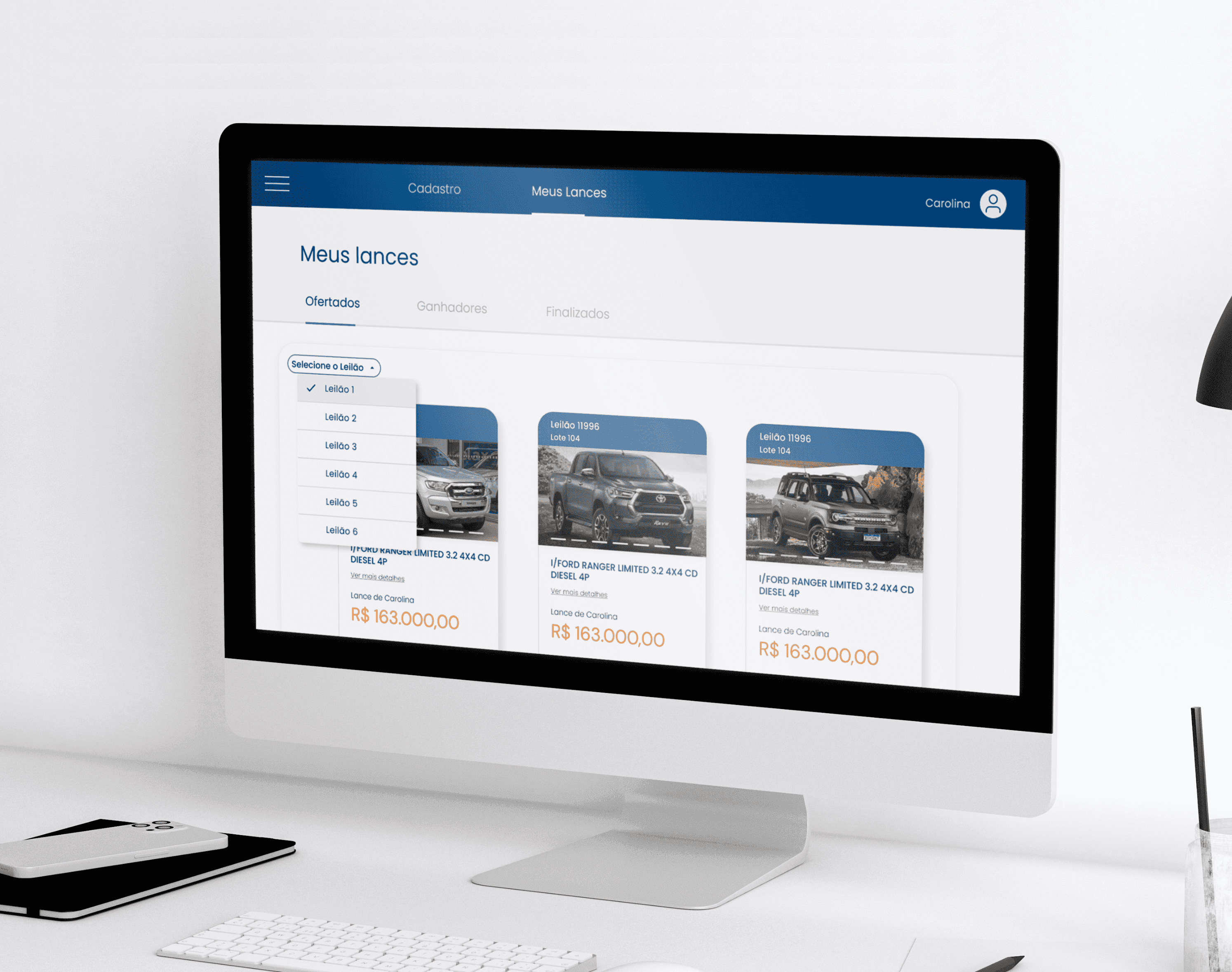 a cell phone on a bench