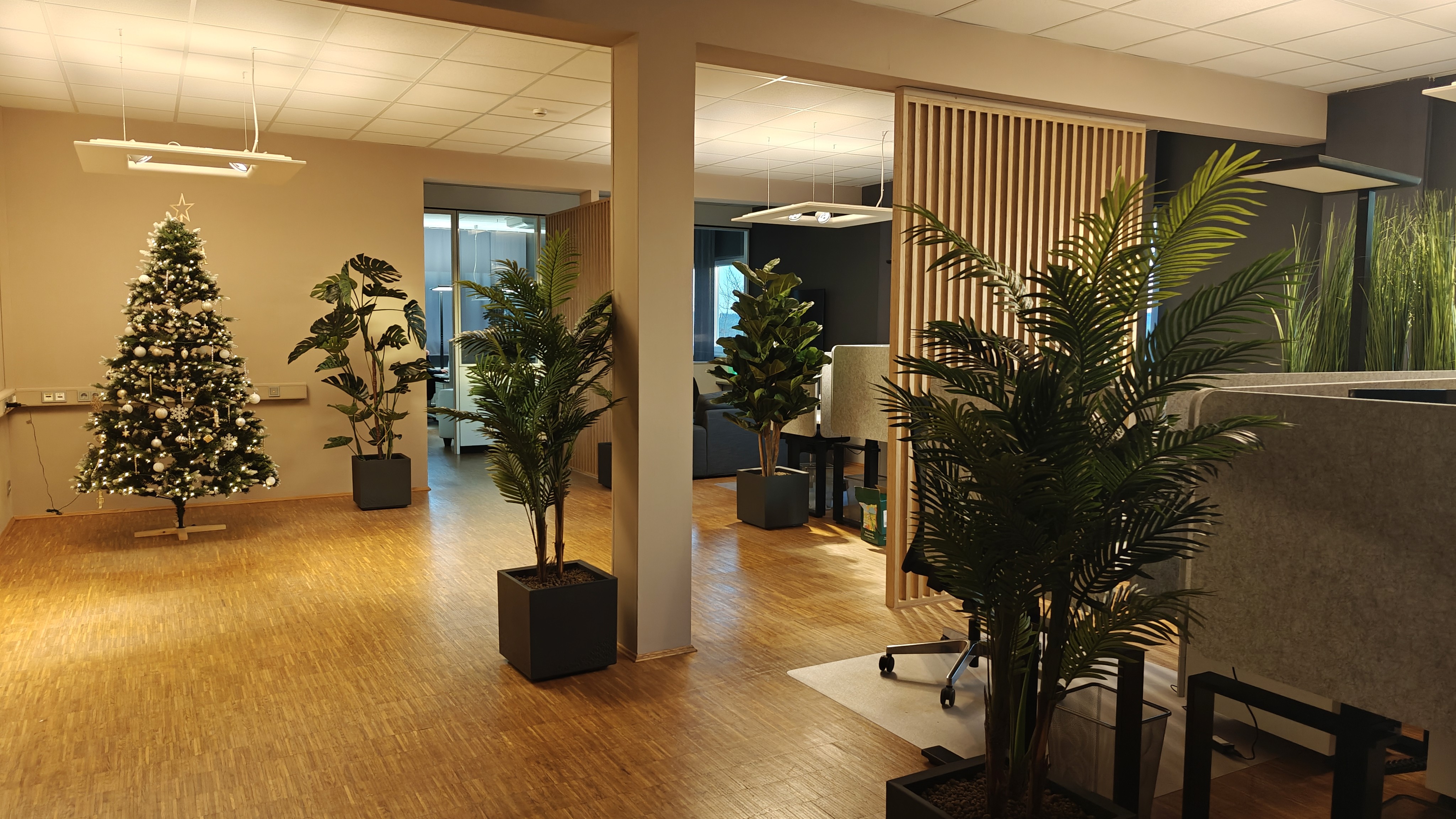 person sitting in a chair in front of a man