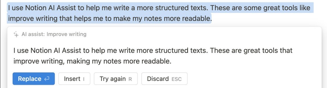 improving writing with AI