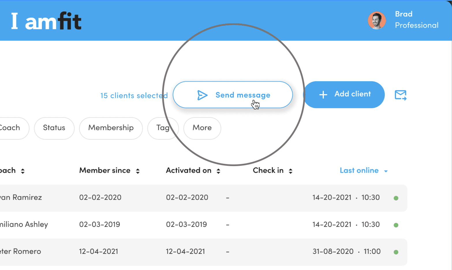 Messaging feature
