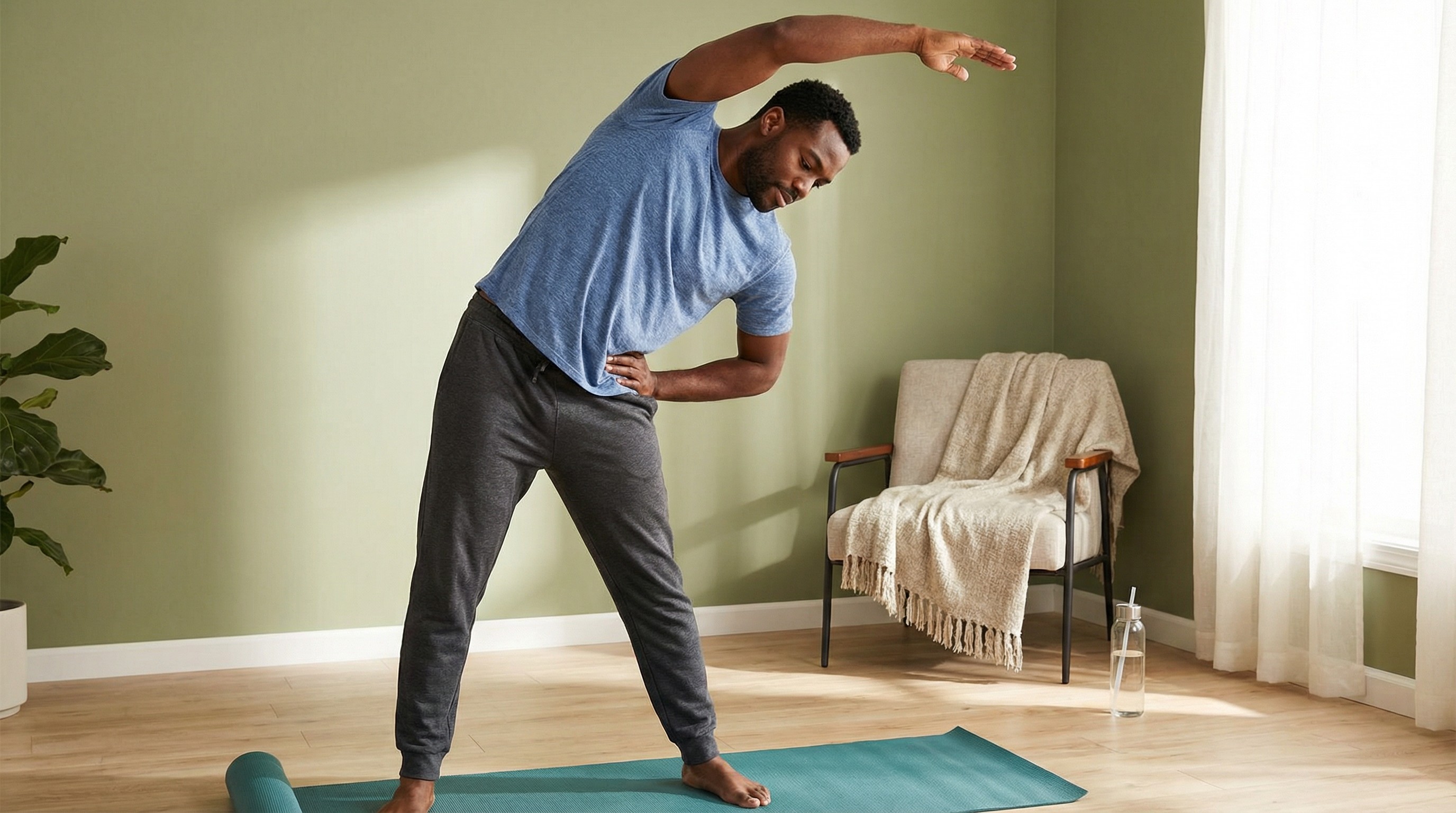 Close-up of lush, dark green leaves, some glossy and wet, against a muted background.