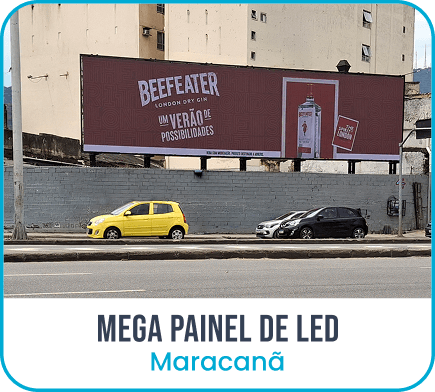 PD 09 - Praça da Bandeira, 44 Próximo ao Maracanã - Praça da Bandeira (Sentido Centro)Especificações Técnicas Tamanho: 19,20 x 4,80m Resolução: 3840 x 960 pixels Vídeos de 10” – .jpeg, .mp4 ou .wmv Mínimo de 1.080 inserções/dia