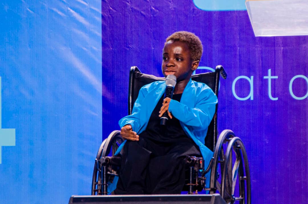 Stephanie Egharevba Speaking at Datafest Africa 2022