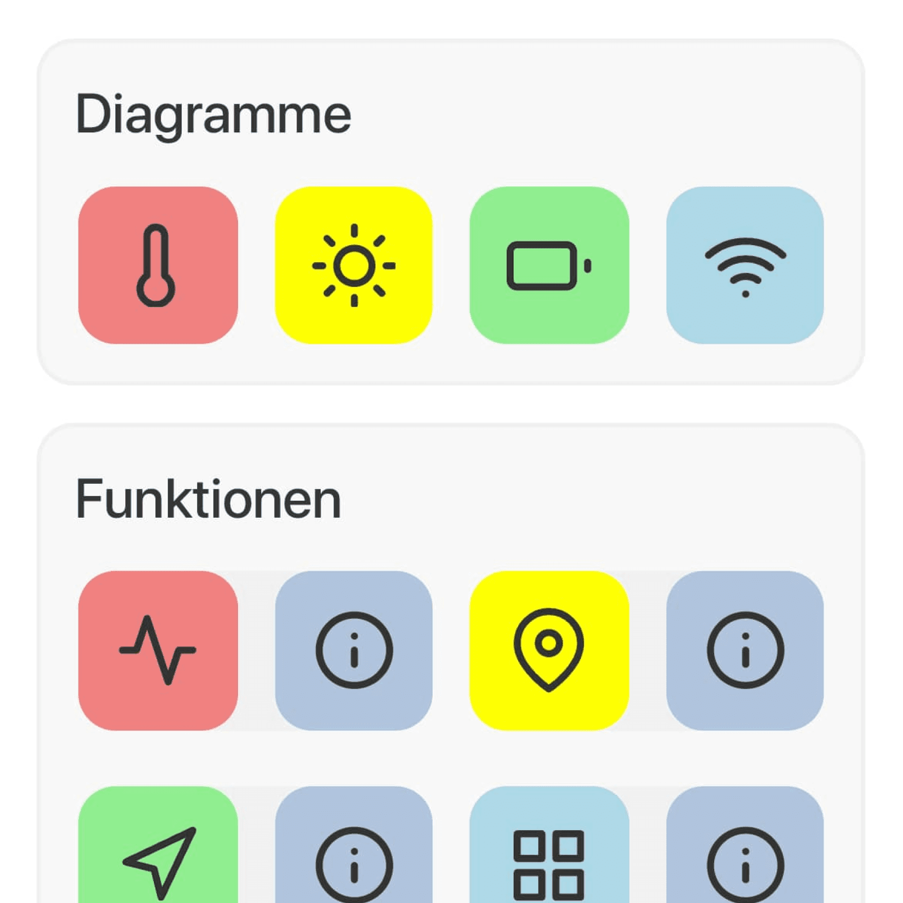 Screenshot einer App