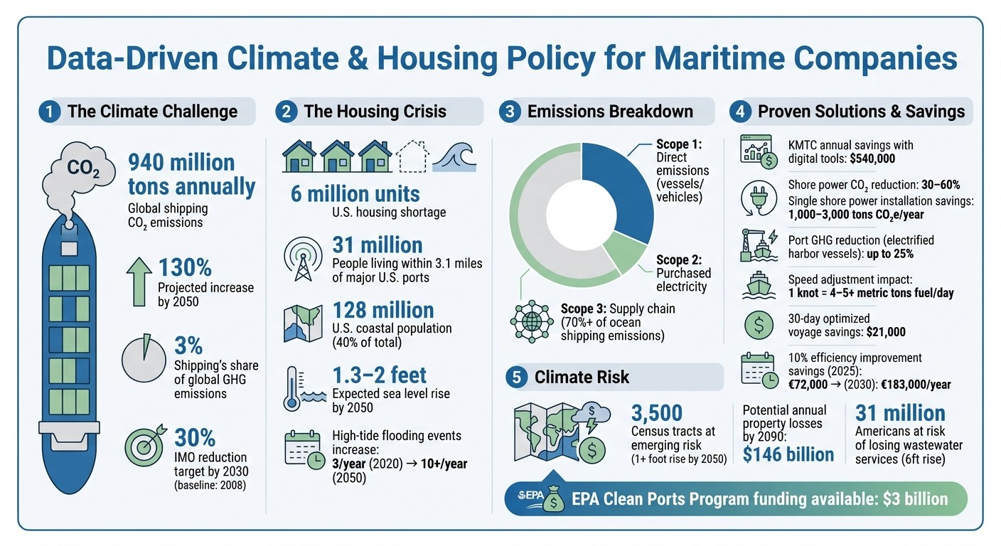 Maritime Industry Climate and Housing Data: Key Statistics for Policy Development