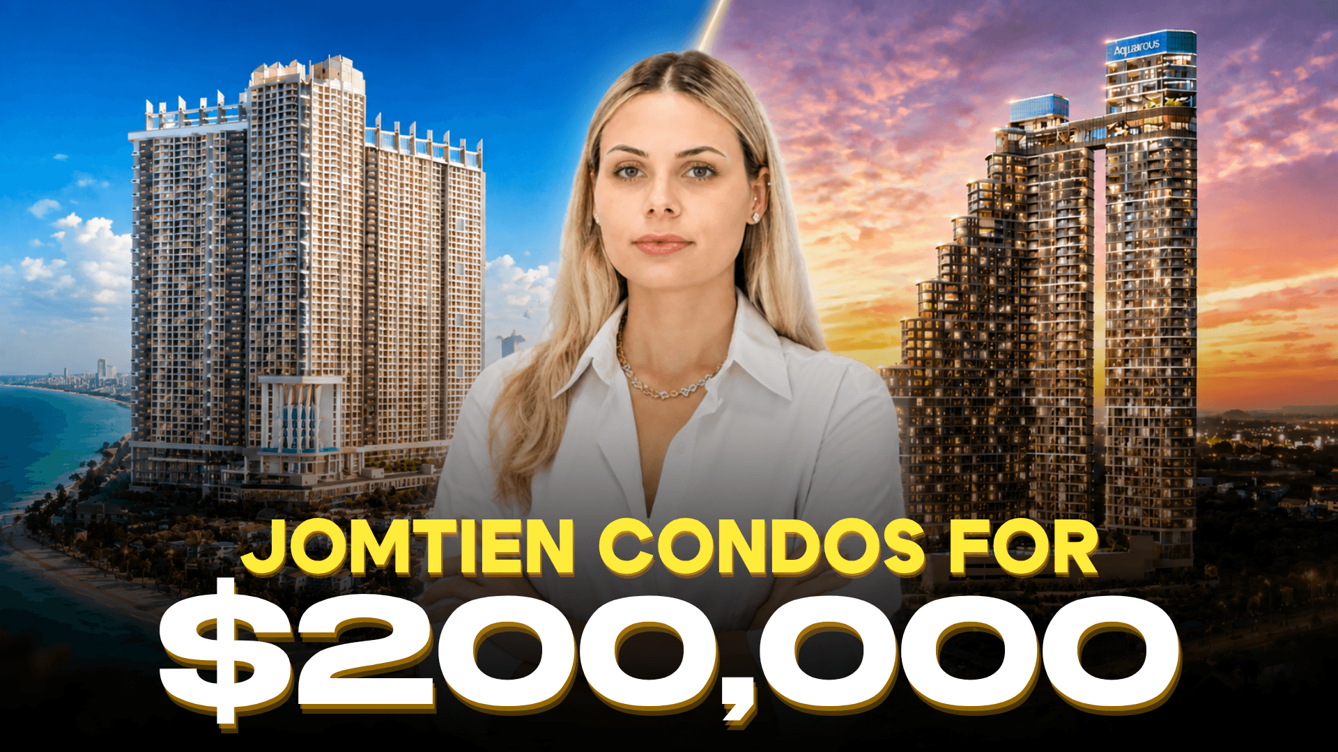Property for $200,000 in Jomtien, Pattaya — Aquarous and Copacabana Coral Reef