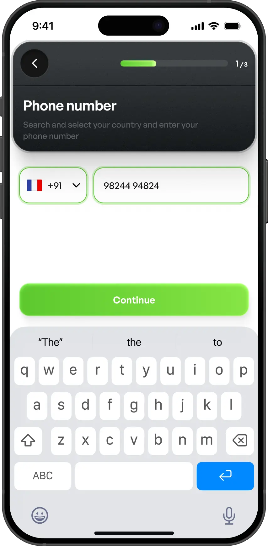 How it works UI screen